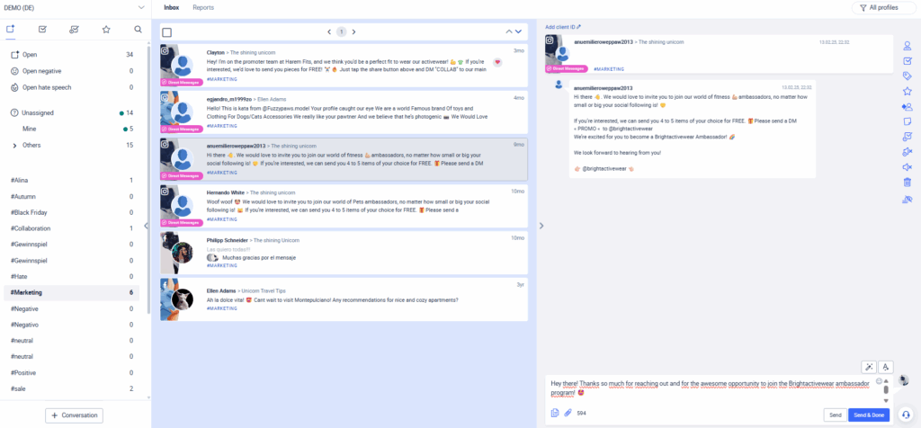 A community management tool for content management.