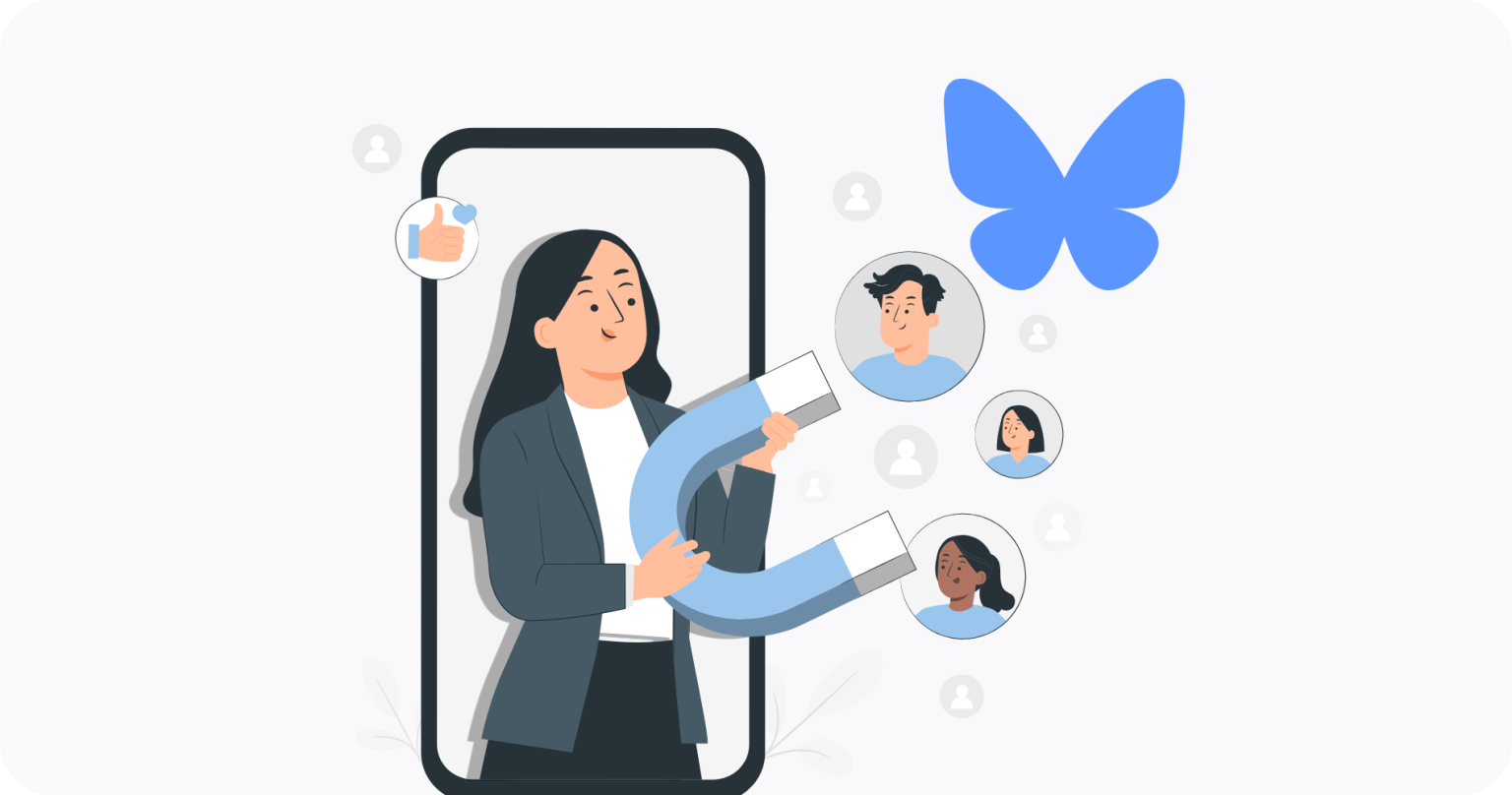Como ganar seguidores en Bluesky - Fanpage Karma Insights