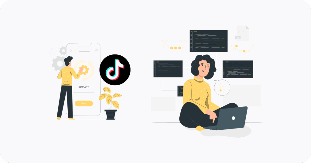 Ein Mann, der sein Wissen über den TikTok-Algorithmus nach der Aktualisierung des TikTok-Algorithmus im Jahr 2025 auffrischt.