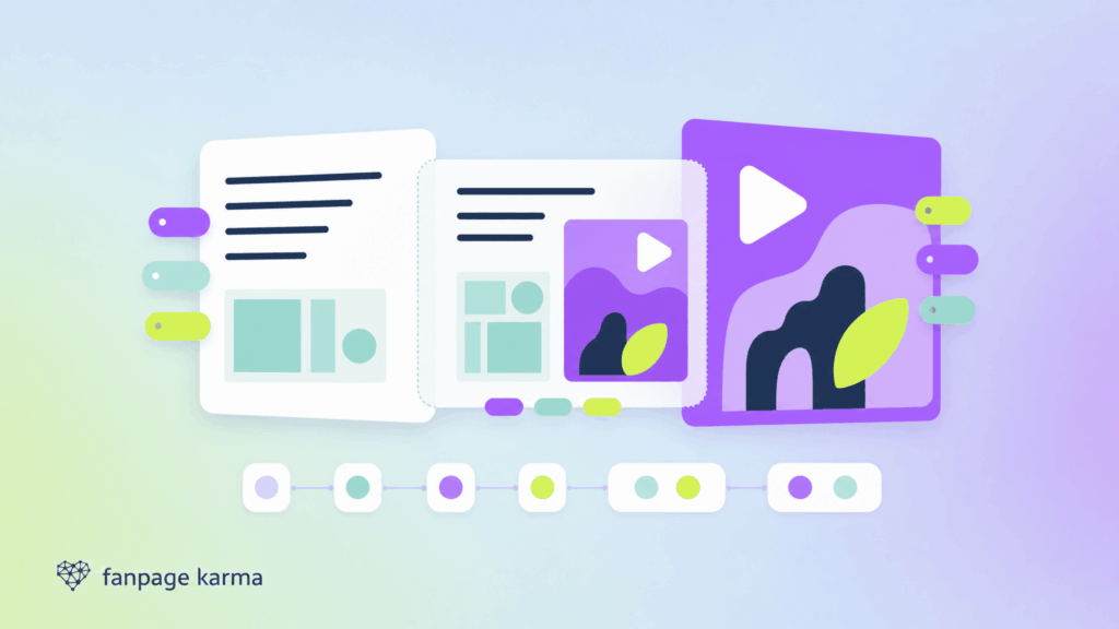Header showing a graphic that depicts how different networks treat different types of content