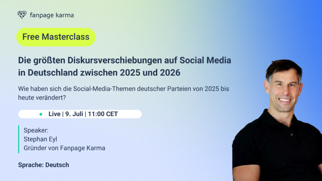 Diskursverschiebungen auf Social Media in Deutschland Masterclass Banner. 