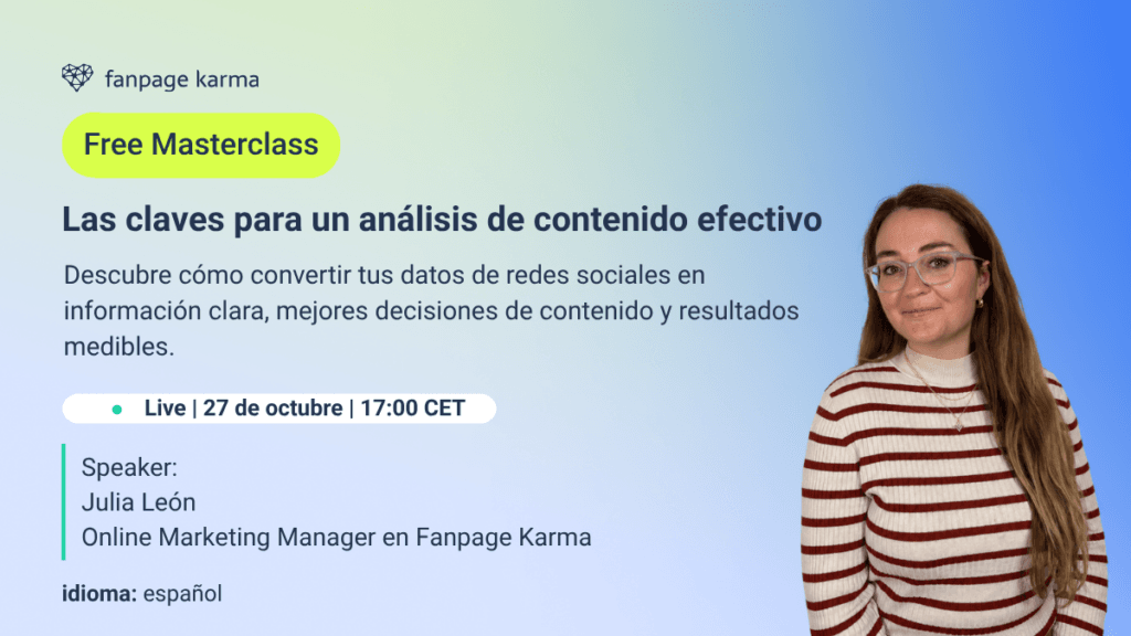 Banner de la masterclass claves para un analisis de contenido